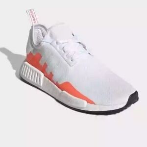Adidas Originals NMD_R1 White Solar Orange Size 12.5